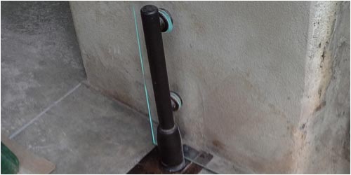 porta vetro battente